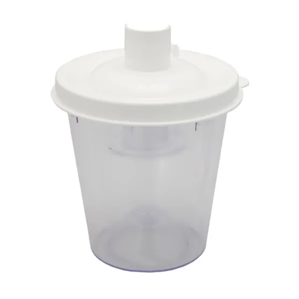 Bocal succion avec couvercle et filtre HEPA pour aspirateur de mucosités VacuAide