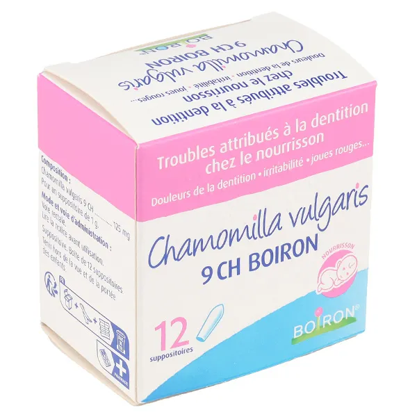 Chamomilla vulgaris 9 CH suppositoire Boiron