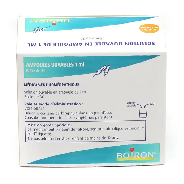 Boiron Oreille interne 8 DH ampoules