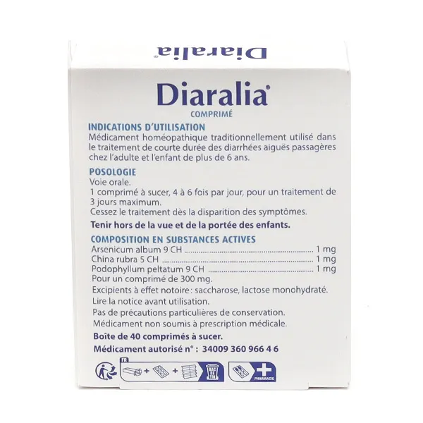 Diaralia Boiron comprimé à sucer