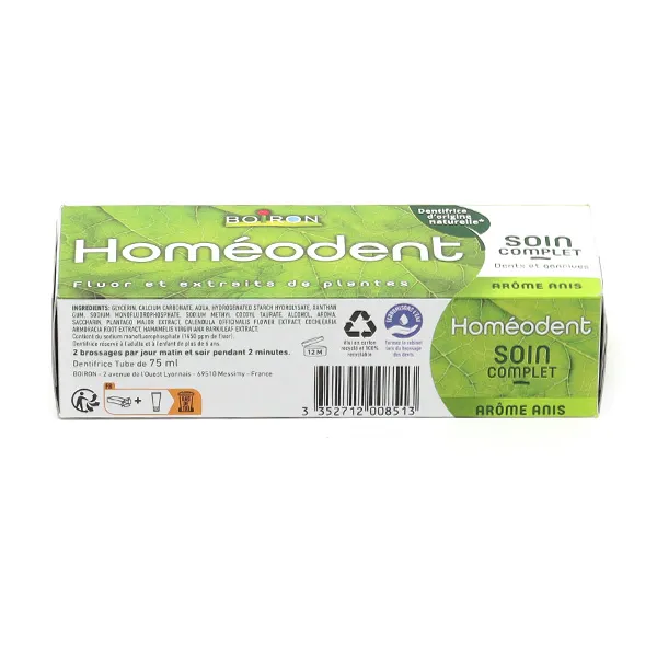 Boiron Homéodent dentifrice anis