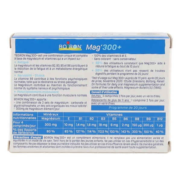 Mag 300+ comprimés