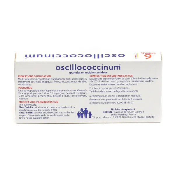 Oscillococcinum état grippal Boiron