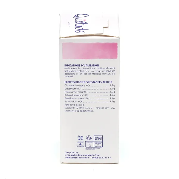Boiron Quiétude sirop sommeil bébé