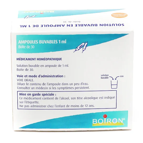 Boiron Rhodonite 8 DH ampoules buvables