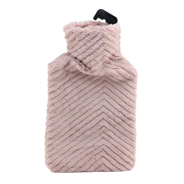 Bouillotte à eau en caoutchouc Adulte avec housse