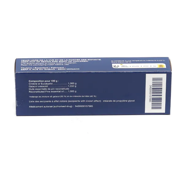 Bronchodermine pommade pour les bronches