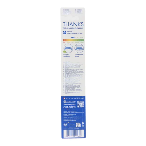 Curaprox Brosse à dents 1560 Soft