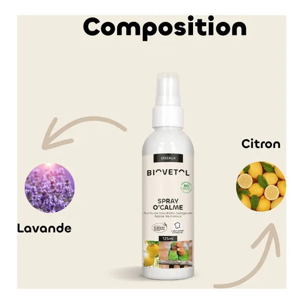 Spray O Calme Oiseau Biovetol