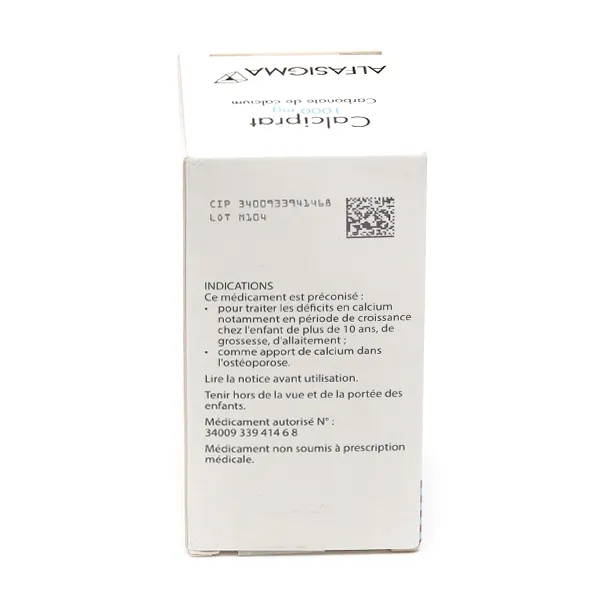 Calciprat 1000 mg comprimés à sucer