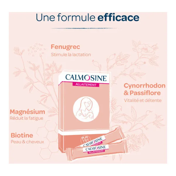 Calmosine allaitement boisson unidoses