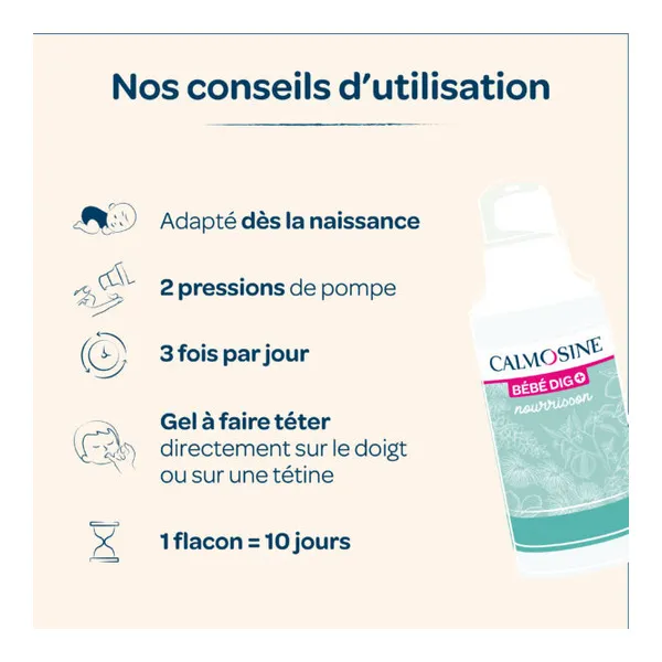 Calmosine Bébé Dig+ gel oral