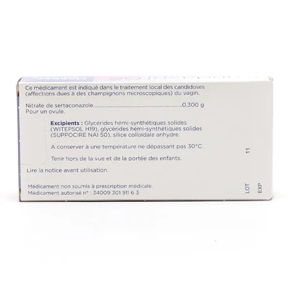 Candazol ovule mycose