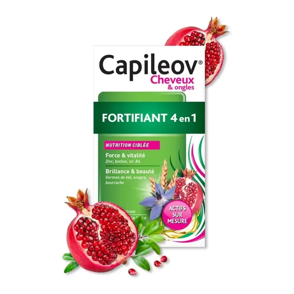 Capileov Fortifiant 4 en 1 cheveux et ongles gélules