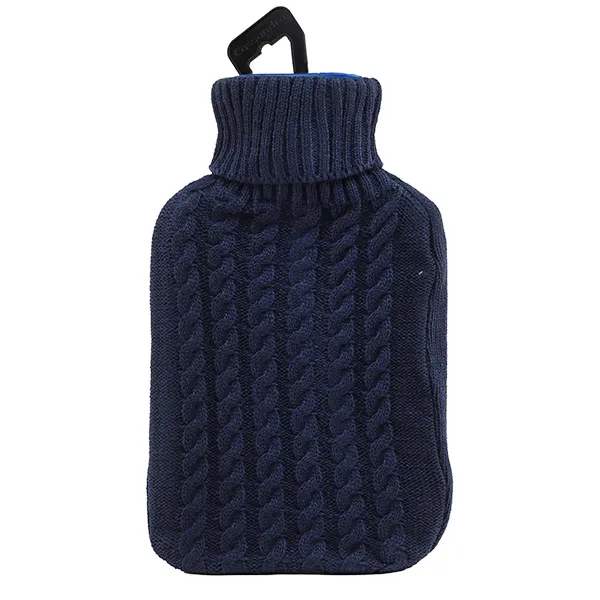 Bouillotte à eau en caoutchouc Adulte avec housse
