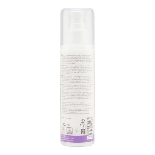 Cattier Lait démaquillant Bleuet tournesol Bio