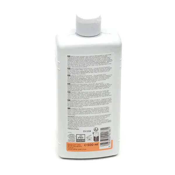 Cattier Gel moussant familial Fleur d'oranger Bio