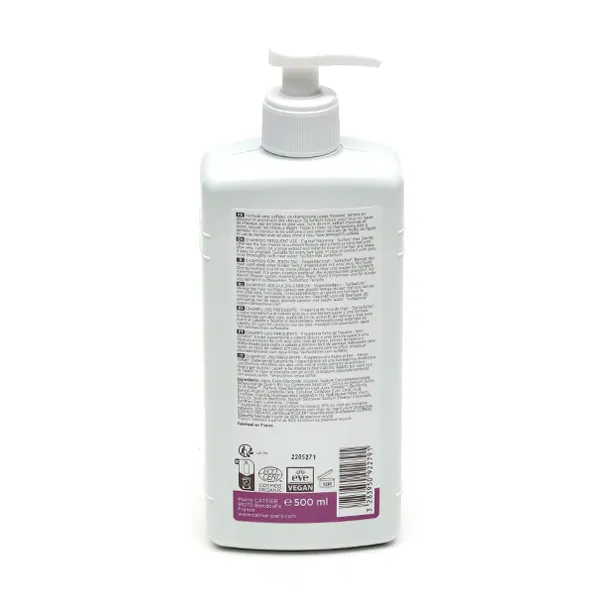 Cattier shampooing usage fréquent Aloe vera Orange bio