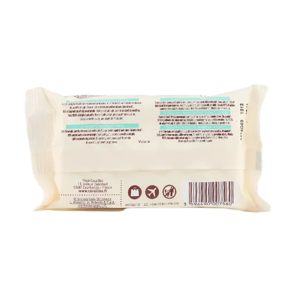 Cavaillès Lingettes déodorantes Dermato 48h