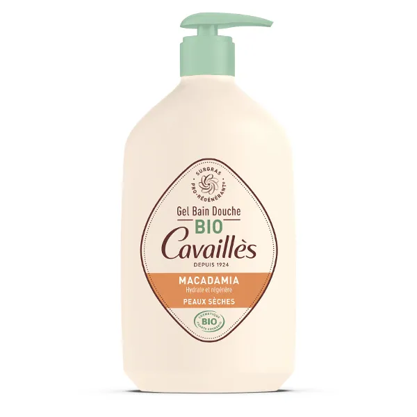 Cavaillès Gel bain douche à l'Huile de Macadamia Bio