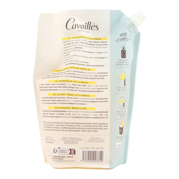 Cavaillès Gel bain douche éclat de mimosa