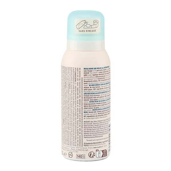 Cavaillès mousse intime anti-bactérien sans rinçage
