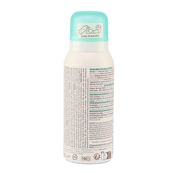 Cavaillès Mousse intime fraicheur sans rinçage