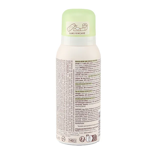 Cavaillès mousse intime hydratant sans rinçage