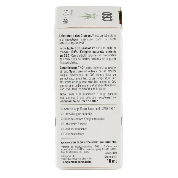 Granions Huile CBD 20 % gouttes