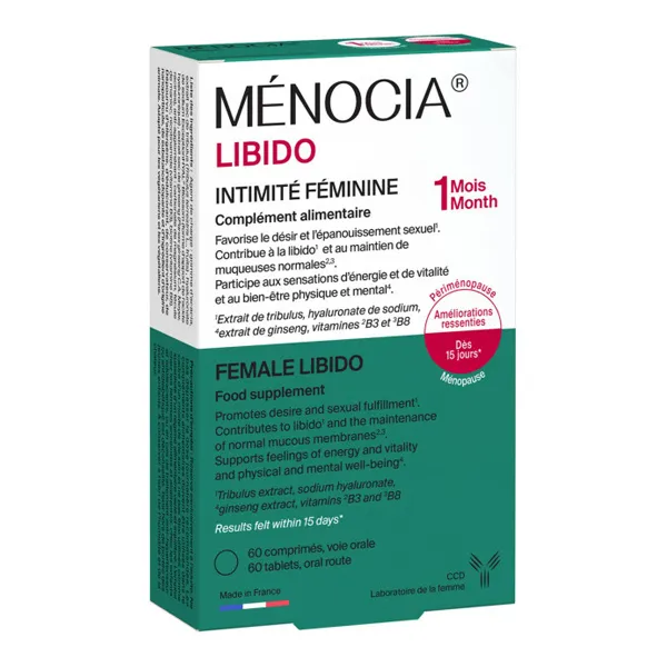 Ménocia Libido intimité féminine comprimés