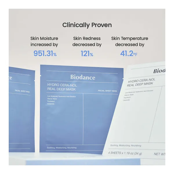 Biodance masque hydrogel hydro cera nol real deep mask