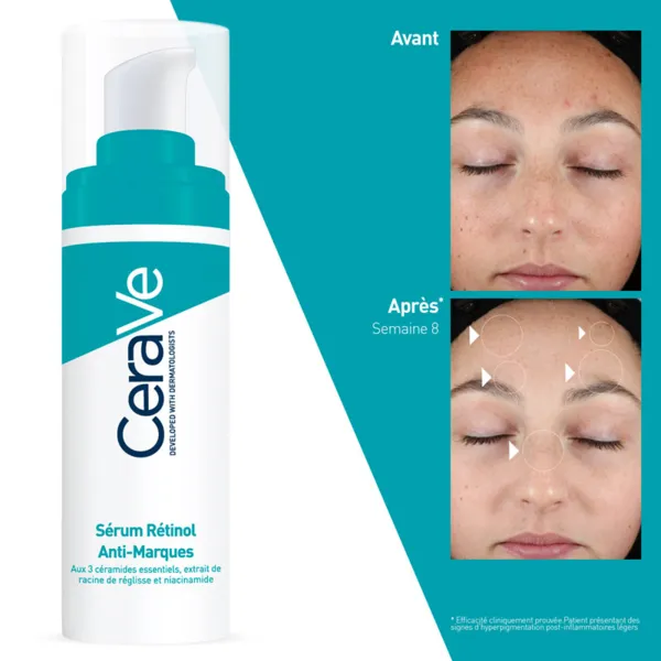 CeraVe Sérum Rétinol Anti-Marques
