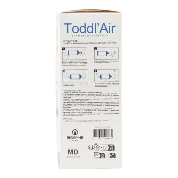 Chambre d'inhalation Toddl Air 6 ans et plus