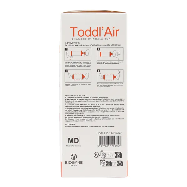 Chambre d'inhalation Toddl Air de 0 à 18 mois