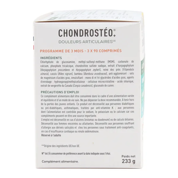 Chondrostéo+ Douleurs articulaires comprimés