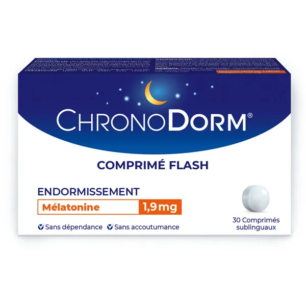 ChronoDorm Mélatonine 1,9 mg comprimés