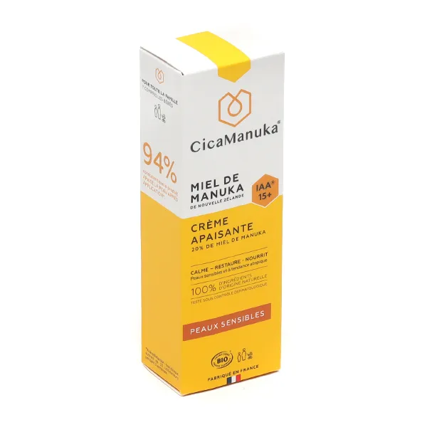 CicaManuka Crème apaisante Bio