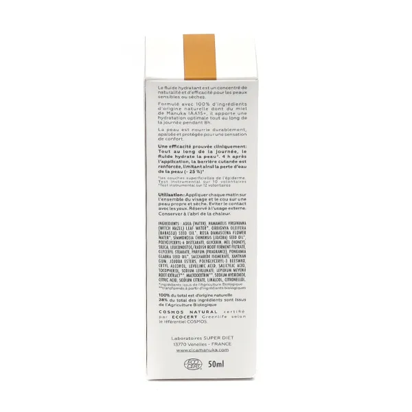 CicaManuka fluide hydratant visage