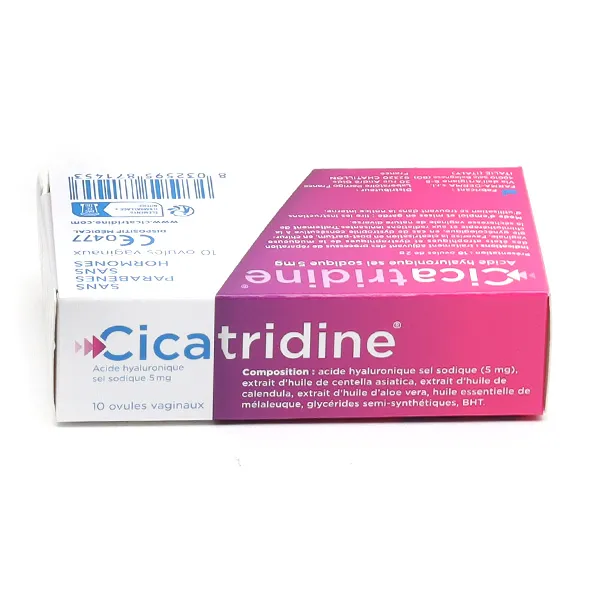 Cicatridine ovules à l'acide hyaluronique