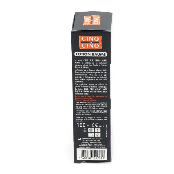 Cinq sur Cinq Radical nuit lotion Anti poux + lentes