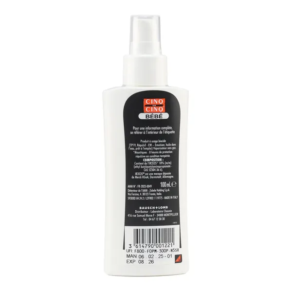 Cinq sur Cinq Bébé Lotion Anti Moustiques