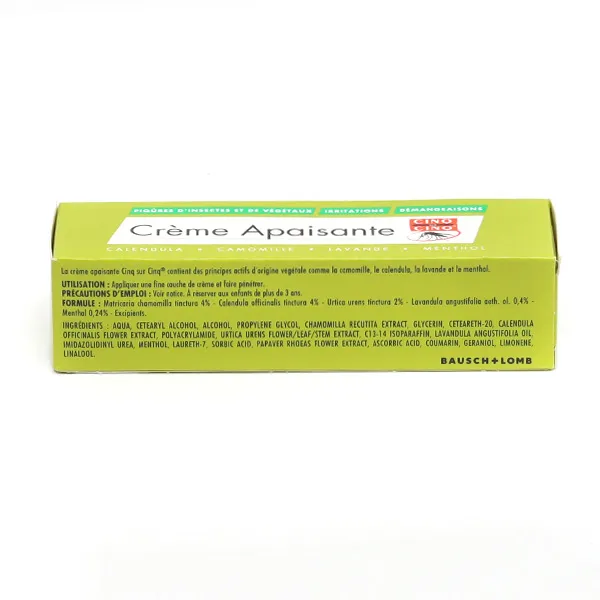 Cinq sur Cinq crème apaisante