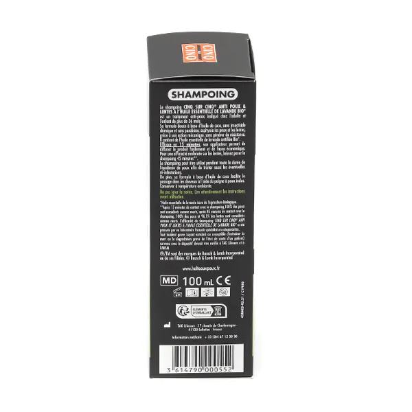 Cinq sur Cinq Shampoing anti poux et lentes