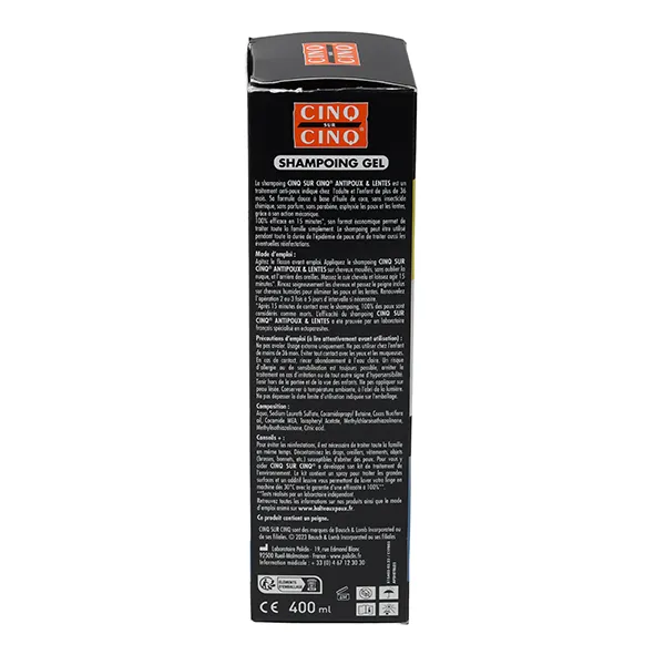 Cinq sur Cinq shampoing gel anti poux