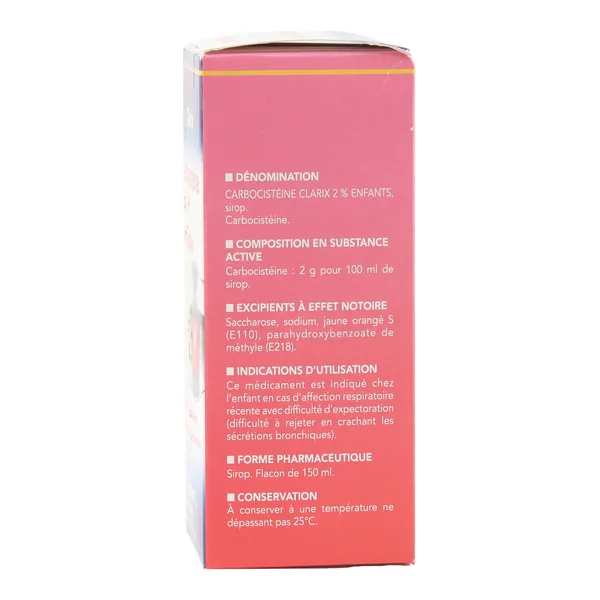 Clarix expectorant enfants sirop