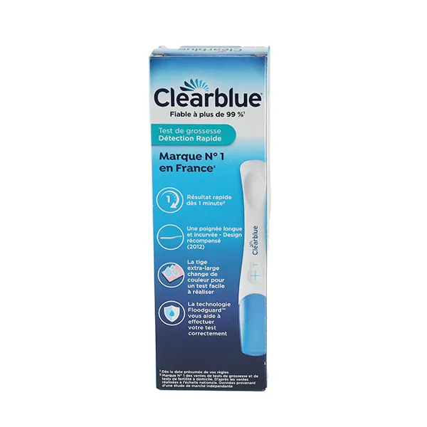 Clearblue Plus test de grossesse détection rapide
