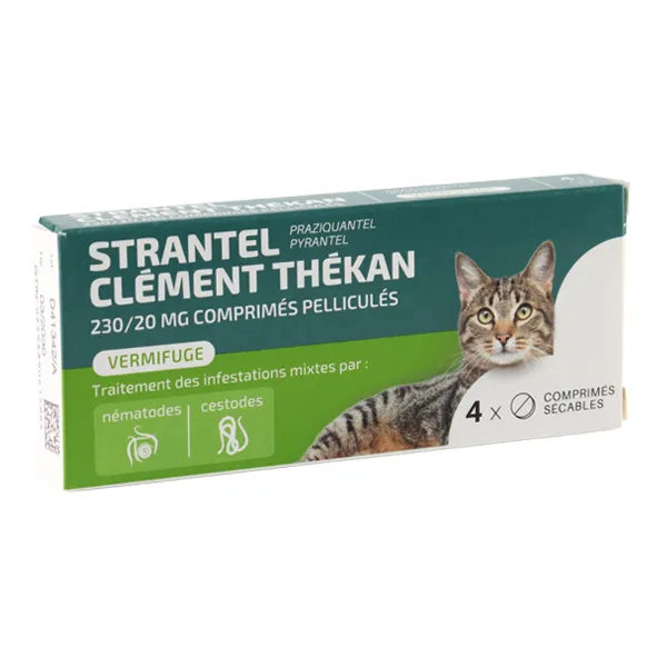 Strantel Chat comprimé vermifuge