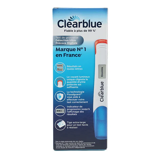 Clearblue Test de grossesse digital précoce