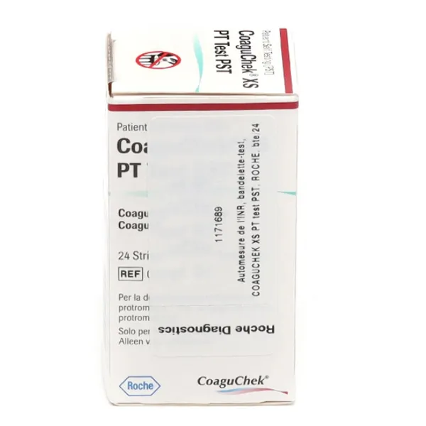 Coaguchek XS PT test PST bandelettes