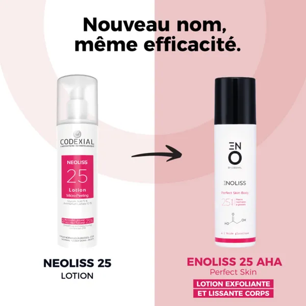 Codexial Enoliss Perfect Skin Body 25 AHA lotion exfoliante